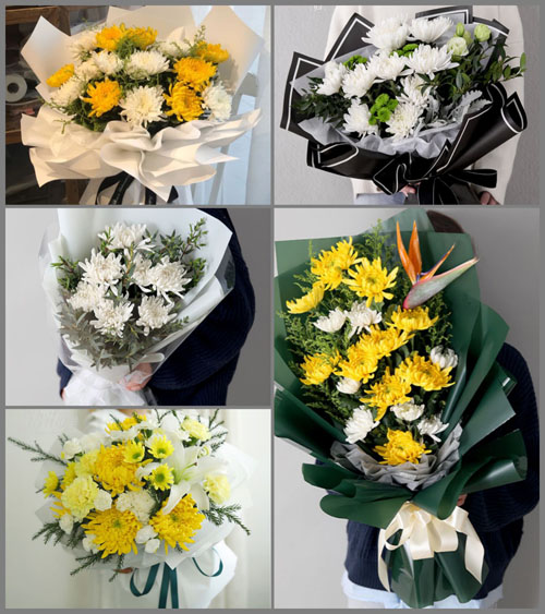 河北沧州任丘市北辛庄乡白事花束代送